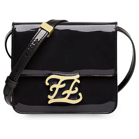 fendi crossbody black patent leather|Simply Fendi Medium .